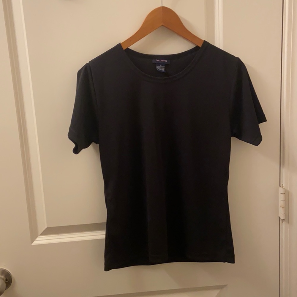Black Scoopneck Blouse